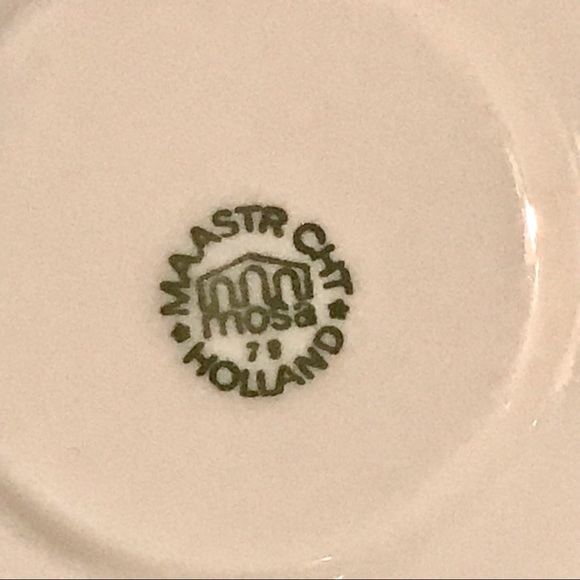 Vintage Mosa Maastricht 4 Tea Cup / Saucer Set - Picture 14 of 14